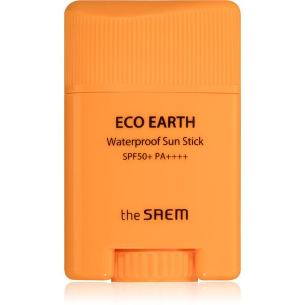 The Saem The Saem Eco Earth Waterproof vodoodporna krema za sončenje za obraz v paličici SPF 50+ 17 g