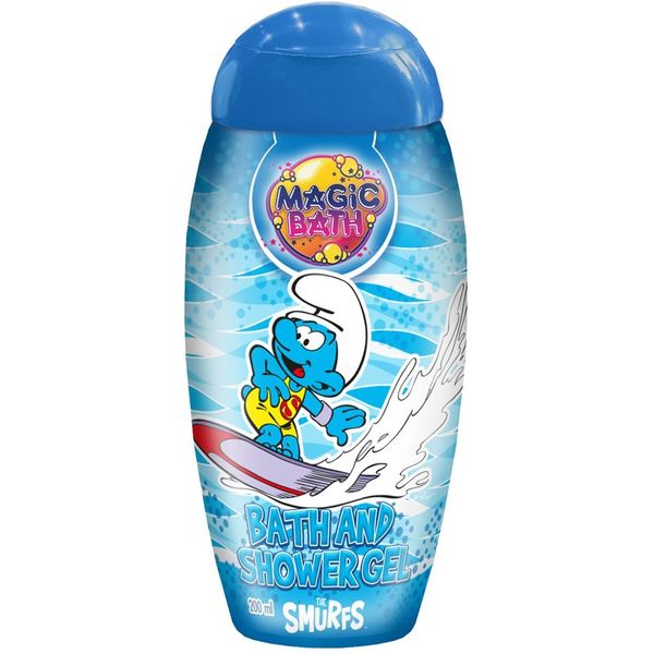 The Smurfs The Smurfs Magic Bath Bath & Shower Gel gel za prhanje in kopanje za otroke 200 ml