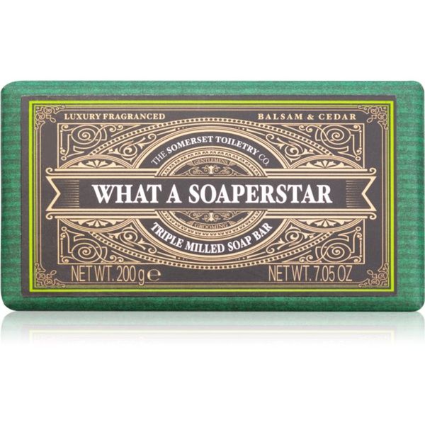 The Somerset Toiletry Co. The Somerset Toiletry Co. Distinguished Gentlemen Soap Bar trdo milo za moške Balsam & Cedar 200 g