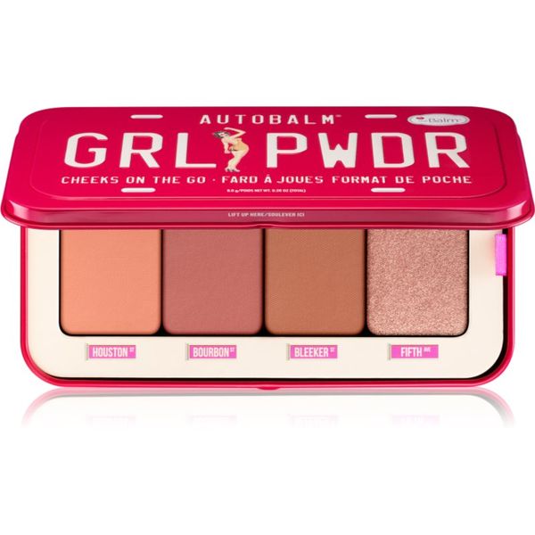 theBalm theBalm Autobalm Grl Pwdr paleta rdečil z osvetljevalcem 8 g