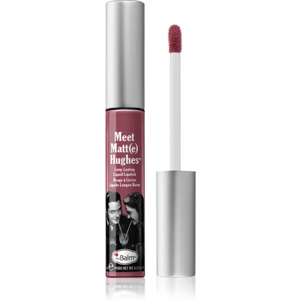 theBalm theBalm Meet Matt(e) Hughes Long Lasting Liquid Lipstick dolgoobstojna tekoča šminka odtenek Charming 7.4 ml