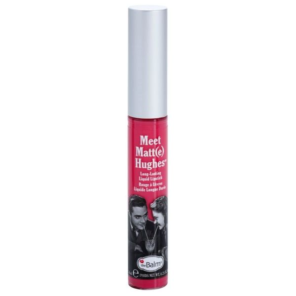 theBalm theBalm Meet Matt(e) Hughes Long Lasting Liquid Lipstick dolgoobstojna tekoča šminka odtenek Chivalrous 7.4 ml