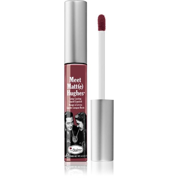 theBalm theBalm Meet Matt(e) Hughes Long Lasting Liquid Lipstick dolgoobstojna tekoča šminka odtenek Confident 7.4 ml