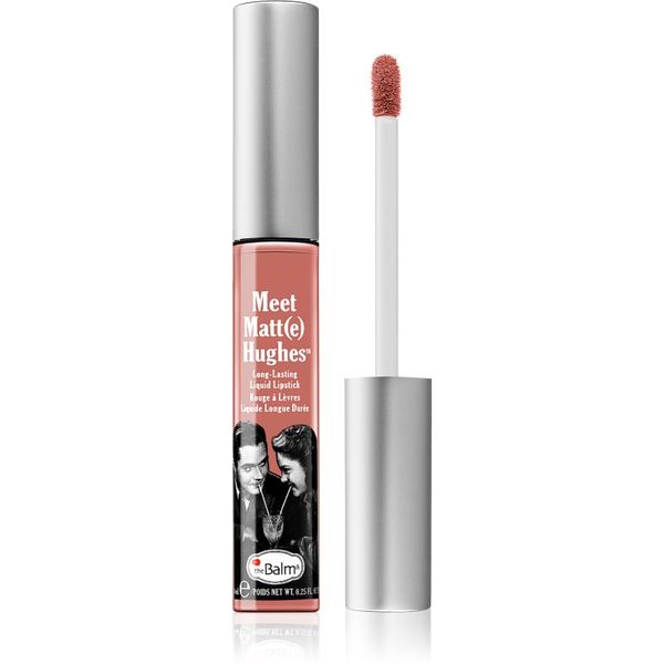 theBalm theBalm Meet Matt(e) Hughes Long Lasting Liquid Lipstick dolgoobstojna tekoča šminka odtenek Patient 7.4 ml