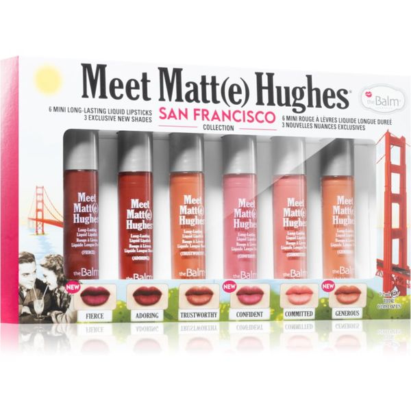 theBalm theBalm Meet Matt(e) Hughes Mini Kit San Francisco set tekočih šmink za dolgoobstojen učinek