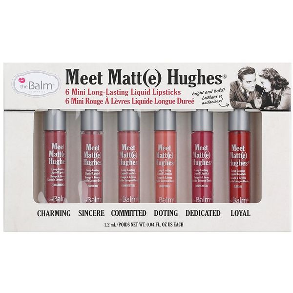 theBalm theBalm Meet Matt(e) Hughes Mini Kit set tekočih šmink (za dolgoobstojen učinek)