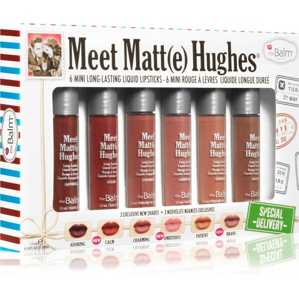 theBalm theBalm Meet Matt(e) Hughes Mini Kit Special Delivery set tekočih šmink