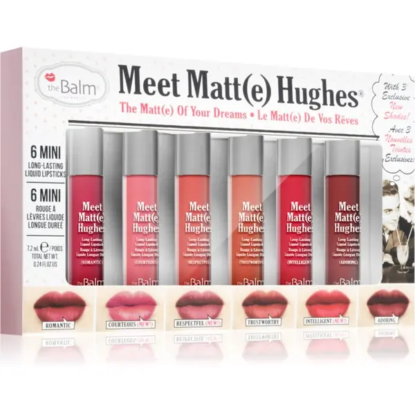 theBalm theBalm Meet Matt(e) Hughes Vol. 12 set za ustnice z mat učinkom