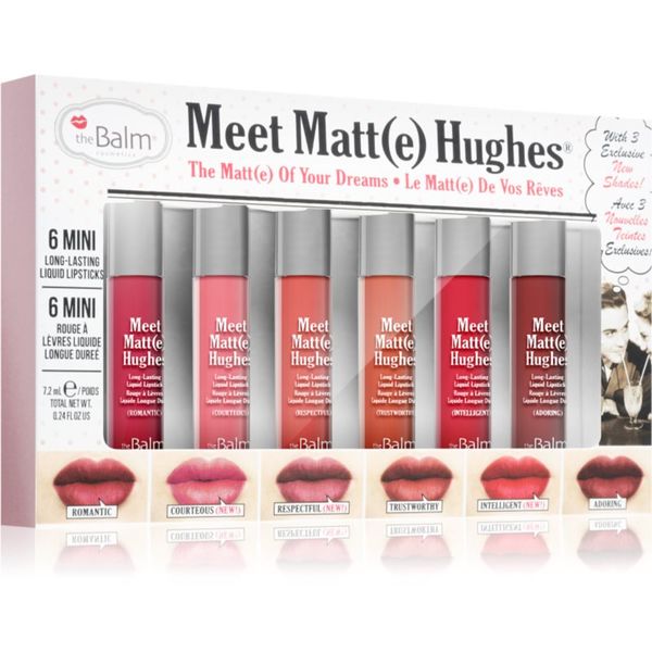 theBalm theBalm Meet Matt(e) Hughes Vol. 12 set za ustnice z mat učinkom