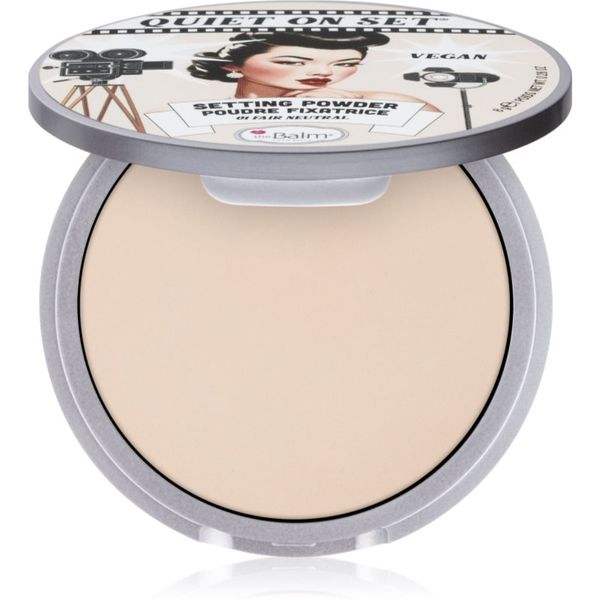 theBalm theBalm Quiet on Set matirajoči puder odtenek 01 Fair Neutral 8 g