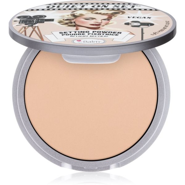 theBalm theBalm Quiet on Set matirajoči puder odtenek 02 Light Neutral 8 g