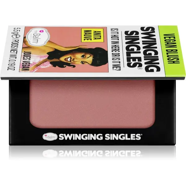 theBalm theBalm Swinging Singles Blush kompaktno rdečilo odtenek Anita Mauve 5.5 g