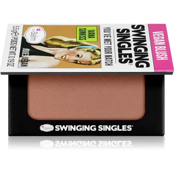 theBalm theBalm Swinging Singles Blush kompaktno rdečilo odtenek Ivana Sunkiss 5.5 g
