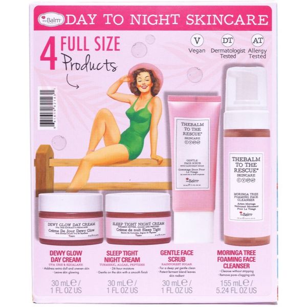 theBalm theBalm To The Rescue® Skincare Collection darilni set za dan in noč