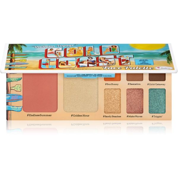 theBalm theBalm Voyage Gold Coast paleta za lica 10 g