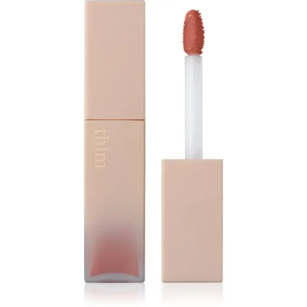 thim thim Satin Lip Glaze dolgoobstojni sijaj za ustnice z vlažilnim učinkom odtenek 02 Haze Coral 6 g