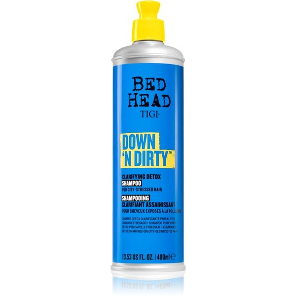 TIGI TIGI Bed Head Down'n' Dirty čistilni razstrupljevalni šampon za vsakodnevno uporabo 400 ml