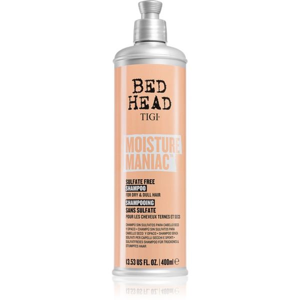 TIGI TIGI Bed Head Moisture Maniac čistilni in hranilni šampon za suhe lase 400 ml