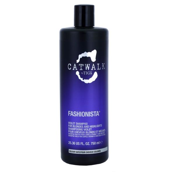 TIGI TIGI Catwalk Fashionista vijoličen šampon za blond lase in lase s prameni 750 ml