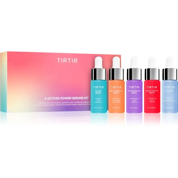 TIRTIR TIRTIR 5 Actives Power Serums Kit darilni set za popoln videz