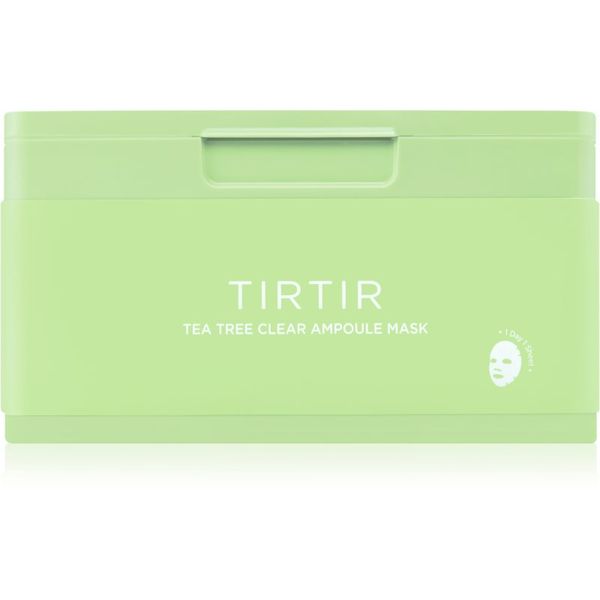 TIRTIR TIRTIR Ampoule Mask Tea Tree Clear pomirjevalna tekstilna maska za problematično kožo 30 kos