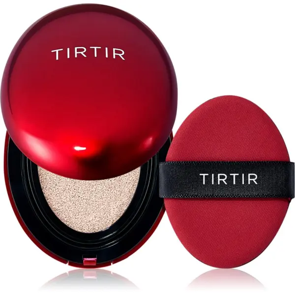 TIRTIR TIRTIR Mask Fit Red Cushion Mini dolgoobstojni tekoči puder v gobici odtenek 10C Shell 4.5 g