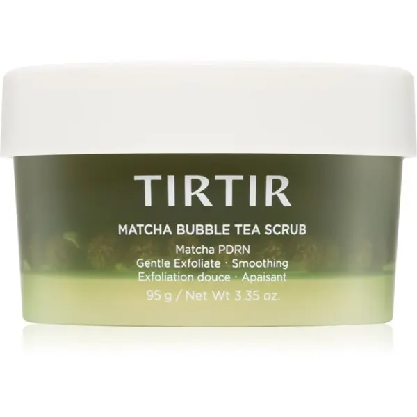 TIRTIR TIRTIR Matcha Bubble Tea Scrub nežni čistilni piling s pomirjajočim učinkom 95 g