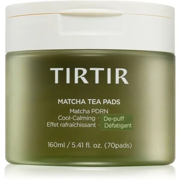 TIRTIR TIRTIR Matcha Tea Pads pomirjajoče blazinice s hladilnim učinkom 70 kos