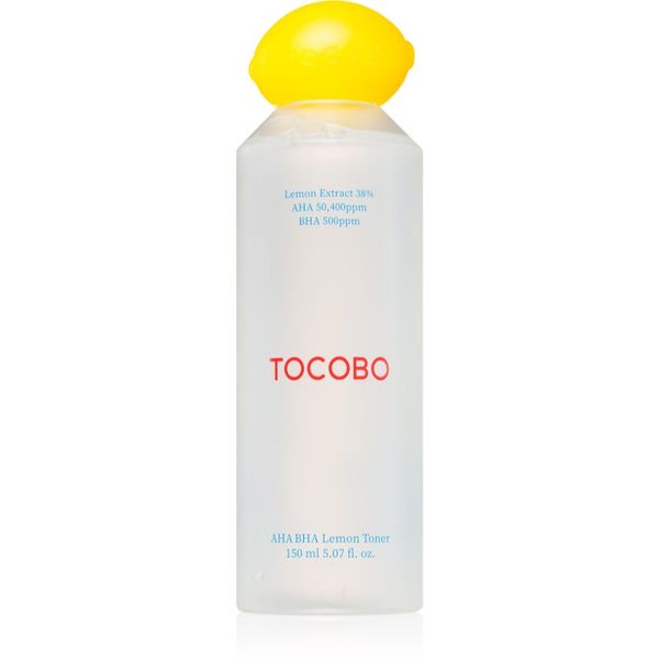 TOCOBO TOCOBO AHA BHA Lemon Toner posvetlitveni tonik za poenotenje tona kože 150 ml