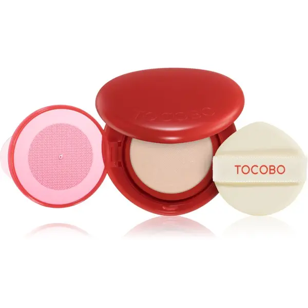 TOCOBO TOCOBO Apple Dewy Fit Cushion dolgoobstojni tekoči puder v gobici SPF 50+ odtenek 21C Peach 15 g