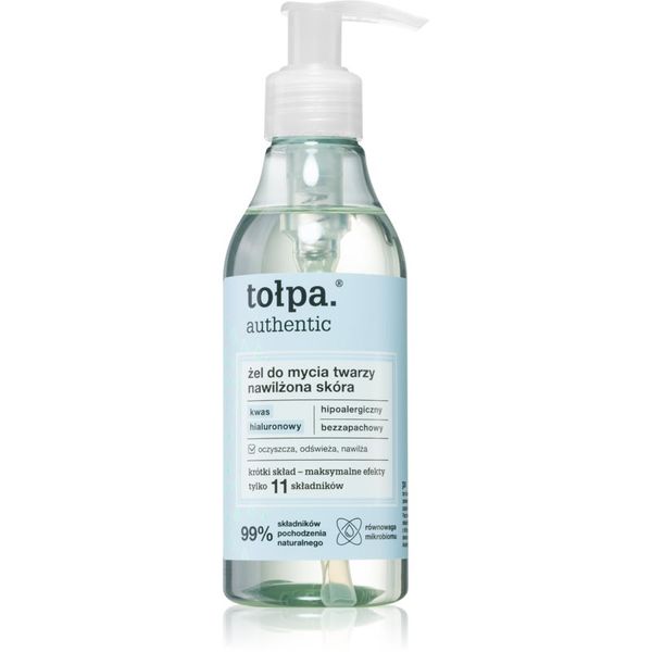 Tołpa Tołpa Authentic čistilni gel za odstranjevanje ličil z vlažilnim učinkom 195 ml
