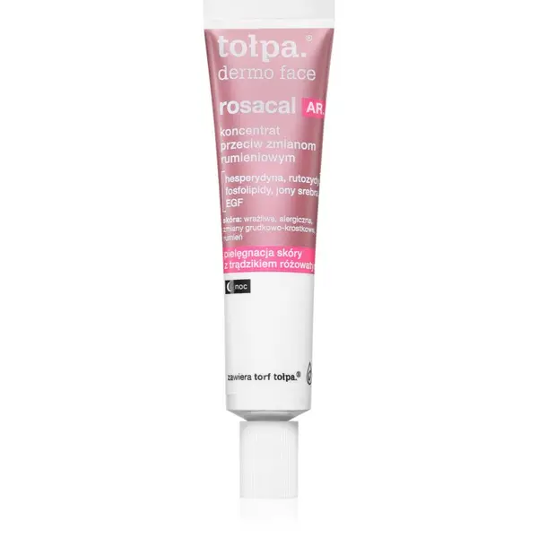 Tołpa Tołpa Dermo Face Rosacal nočna koncentrirana nega proti rdečici na obrazu 40 ml