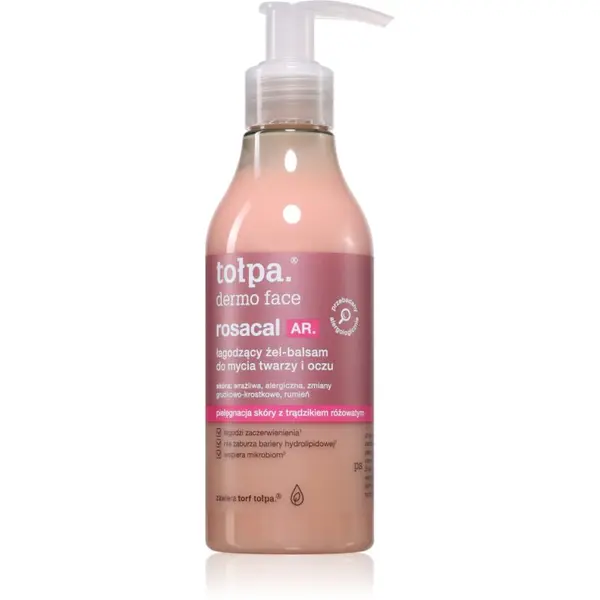 Tołpa Tołpa Dermo Face Rosacal pomirjevalni čistilni gel za obraz in oči 195 ml