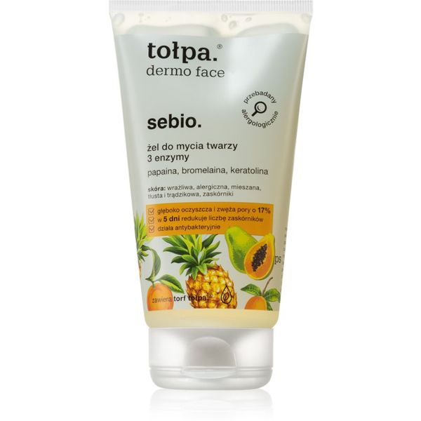 Tołpa Tołpa Dermo Face Sebio gel za umivanje proti črnim pikicam 150 ml