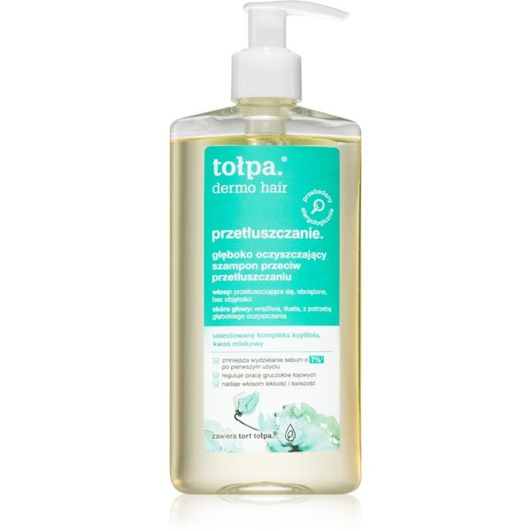 Tołpa Tołpa Dermo Hair globinsko čistilni šampon za mastne lase 250 ml