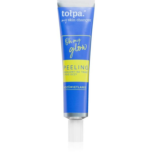 Tołpa Tołpa My Skin Changer Oh My Glow posvetlitveni piling za obraz in predel okoli oči 40 ml