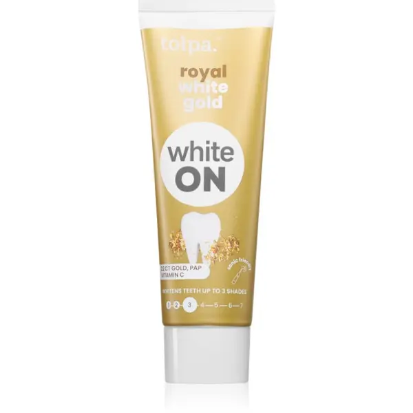 Tołpa Tołpa On White Royal White Gold zobna pasta za beljenje zob 75 ml