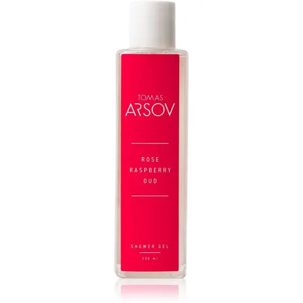Tomas Arsov Tomas Arsov Rose Raspberry Oud parfumirani gel za prhanje z malinami 200 ml