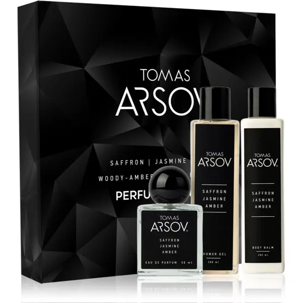 Tomas Arsov Tomas Arsov Saffron Jasmine Amber Parfume Gift Set darilni set uniseks 3 kos