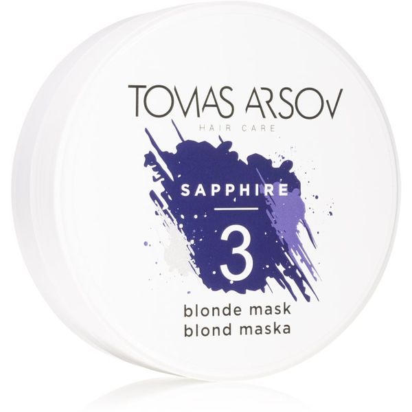 Tomas Arsov Tomas Arsov Sapphire Blonde Mask naravno nevtralizirajoča maska za blond lase in lase s prameni 100 ml