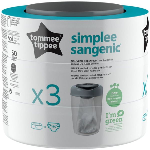 Tommee Tippee Tommee Tippee Simplee nadomestna kaseta 3 kos