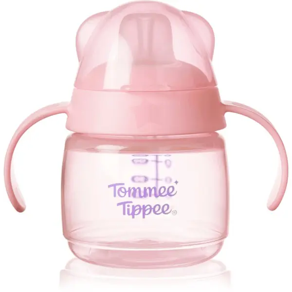 Tommee Tippee Tommee Tippee Transition Spout Cup lonček, ki ne pušča 4m+ Pink 150 ml