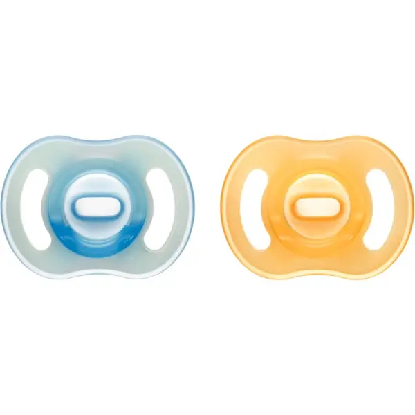Tommee Tippee Tommee Tippee Ultra Light Night duda 6-18m Orange/ Blue 2 kos