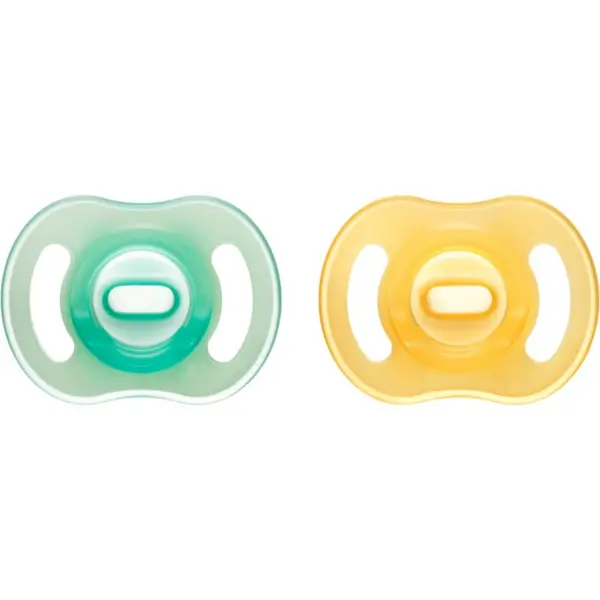 Tommee Tippee Tommee Tippee Ultra Light Night duda Yellow/ Green 0-6m 2 kos