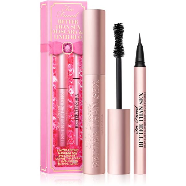 Too Faced Too Faced Better Than Sex & Liner darilni set (za oči)