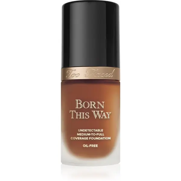 Too Faced Too Faced Born This Way Flawless Coverage Natural Finish Foundation prekrivni tekoči puder za naraven videz odtenek Spiced Rum 30 ml