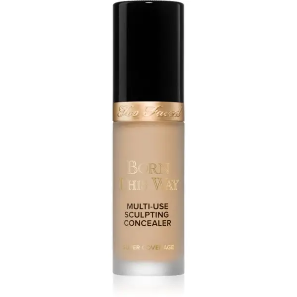 Too Faced Too Faced Born This Way Super Coverage Multi-Use Concealer dolgoobstojni korektor za polno prekrivanje odtenek Shortbread 13.5 ml