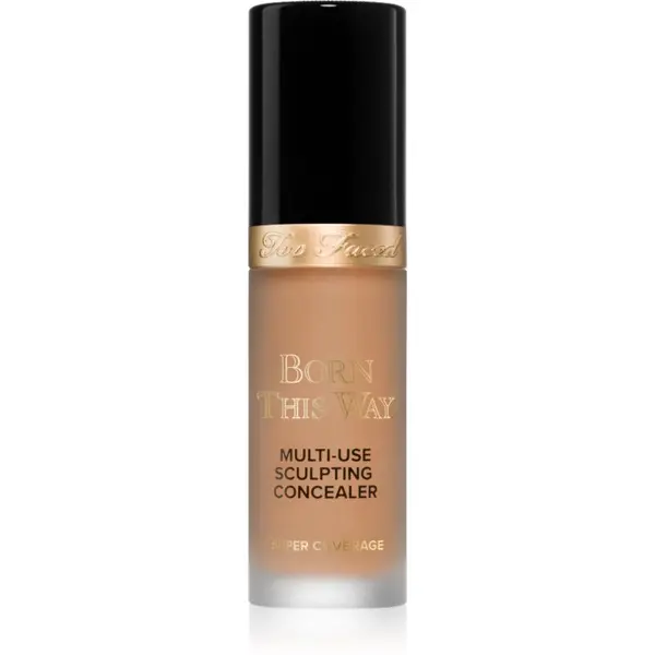 Too Faced Too Faced Born This Way Super Coverage Multi-Use Concealer dolgoobstojni korektor za polno prekrivanje odtenek Warm Sand 13.5 ml