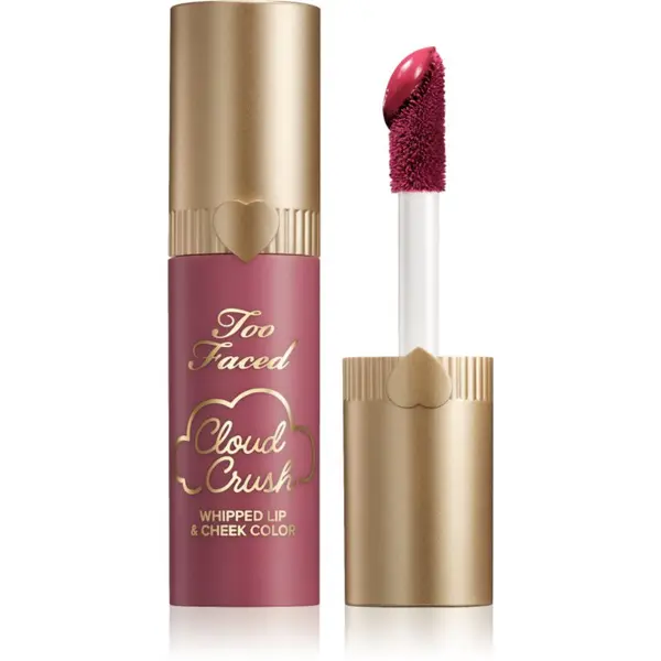 Too Faced Too Faced Cloud Crush Whipped Lip & Cheek Color tekoče rdečilo za ustnice in lica odtenek Bed of Roses 4.3 g