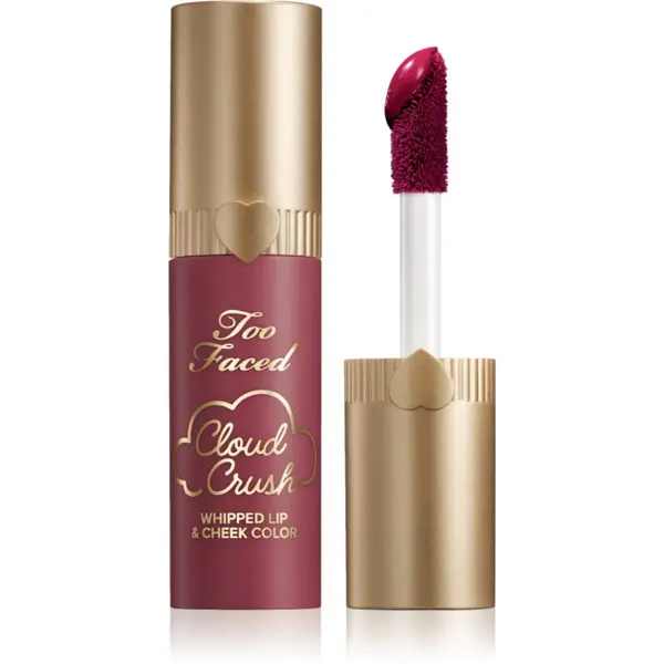 Too Faced Too Faced Cloud Crush Whipped Lip & Cheek Color tekoče rdečilo za ustnice in lica odtenek Hopeful Romantic 4.3 g